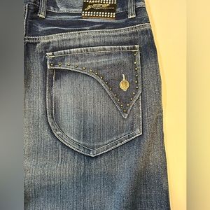 Zeepworld men’s 38/34,‎ dark wash denim jeans